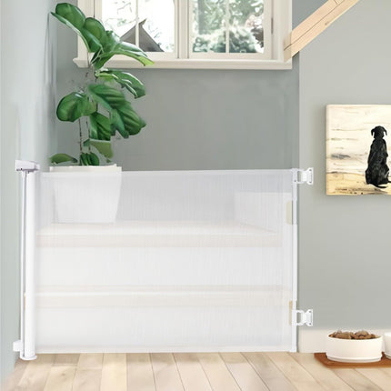 Adjustable 0-180cm Safety Gate for Stairs Doors Pets & Kids