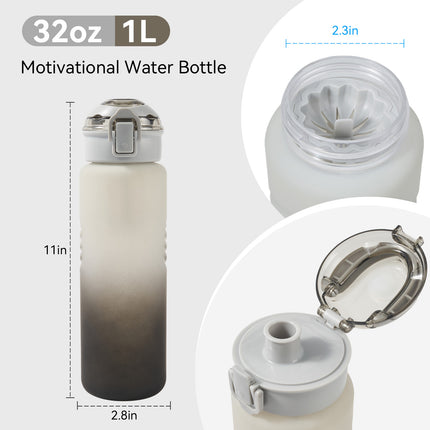 32oz BPA-Free Water Bottle Leak-Proof with Handle & Fruit Infuser
