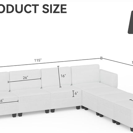 37" Armchair with Pillows