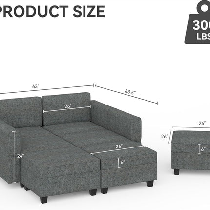37" Armchair with Pillows