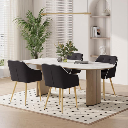 Mid-Century Modern Dining Chairs Set of 2