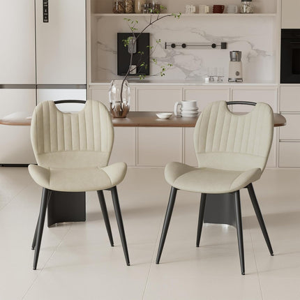 PU Material Dining Chairs Set of 6