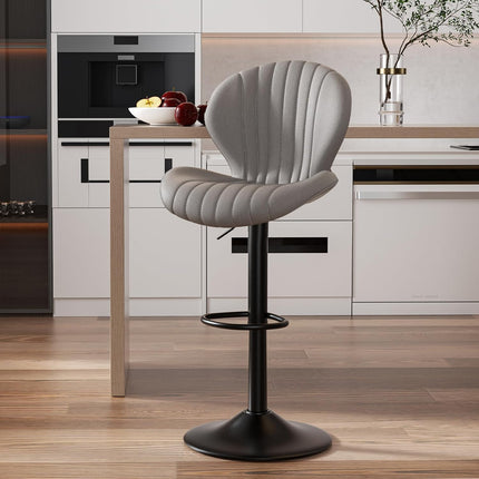 Swivel Bar Stools – High Back, Quick Assembly Set of 2