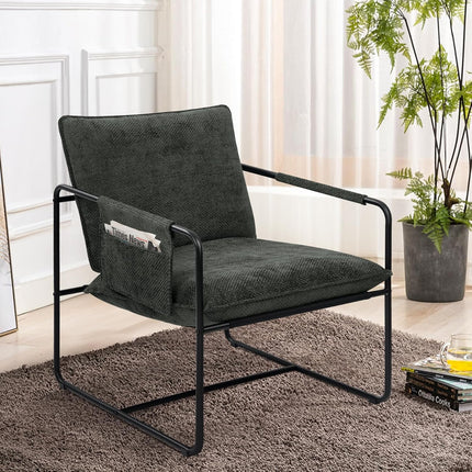 Upholstered Living Room Chairs with Cushions
