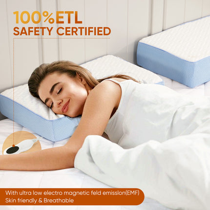 Full-Size Heated Mattress Pad 10 Heat Settings Auto Shut-Off