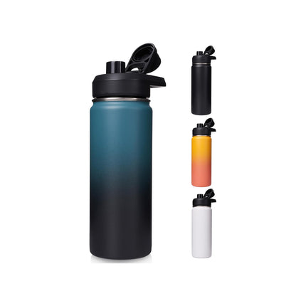 24oz Stainless Steel Insulated Water Bottle Wide Mouth with Handle