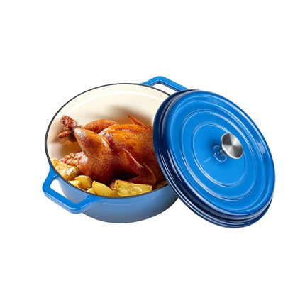 6.5 QT Enameled Cast Iron Dutch Oven with Lid