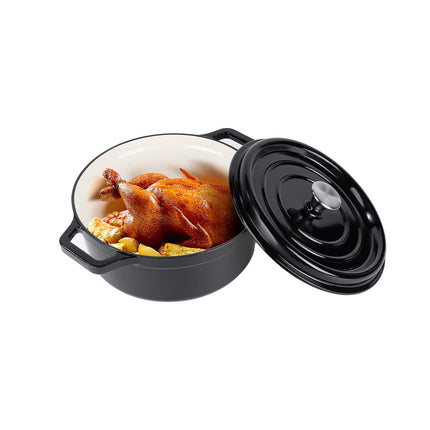 6.5 QT Enameled Cast Iron Dutch Oven with Lid