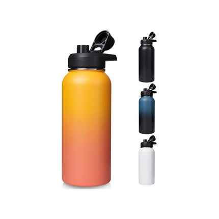 24oz Stainless Steel Insulated Water Bottle Wide Mouth with Handle