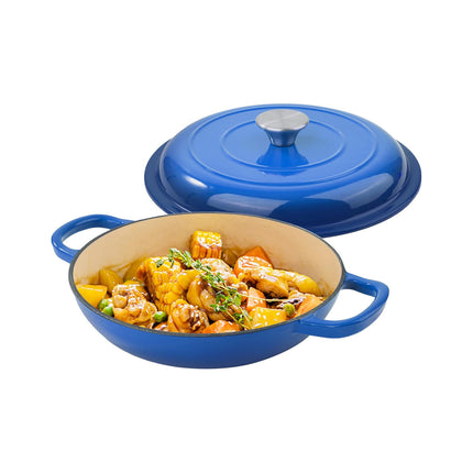 3 Quart Enameled Cast Iron Dutch Oven