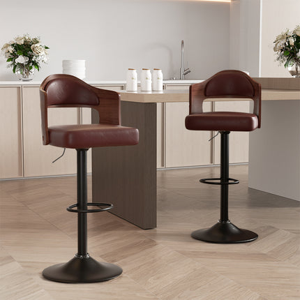 Swivel Bar Stool Set Of 2