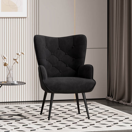 Mid Century Modern Velvet Accent Chair
